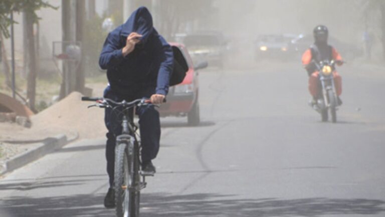 Llega el viento norte y hay «alerta amarillo» en la provincia de Córdoba