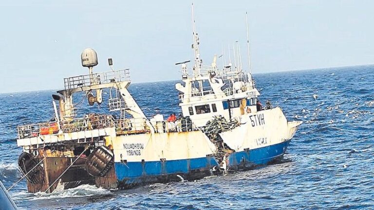 Detenidos el capitán y el primer oficial del buque que colisionó contra el ‘Tafra 3’ en Mauritania