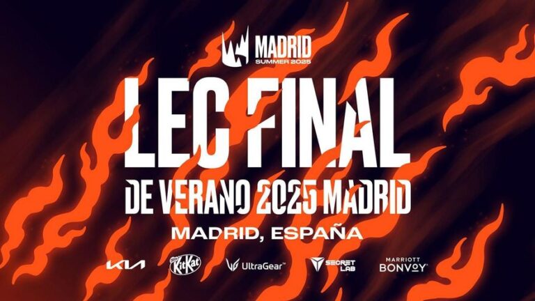 LEC 2025: Madrid confirma finales en la Caja Mágica con G2, Movistar KOI, Karmine Corp y FNATIC