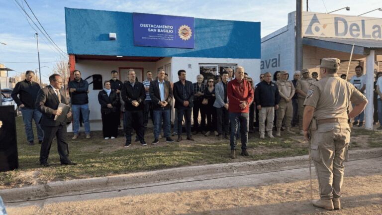 San Basilio ya cuenta con un destacamento de Seguridad Rural y una patrulla 0 km