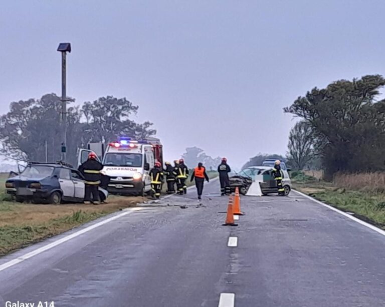 Son tres los muertos en un fuerte choque frontal en Tío Pujio