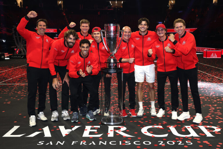 Francisco Cerúndolo festejó en la Laver Cup