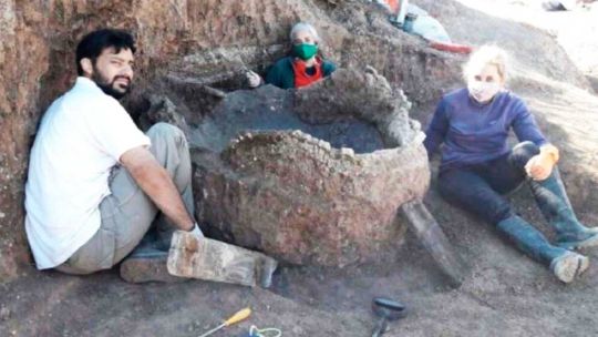 Hallan restos fósiles de un gliptodonte que habitó Entre Ríos hace 10 mil años