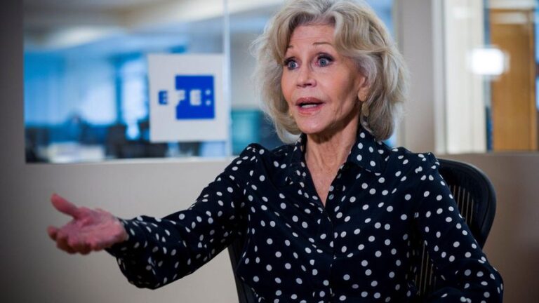 Jane Fonda alerta contra «el auge del fascismo coincidiendo con una crisis climática»