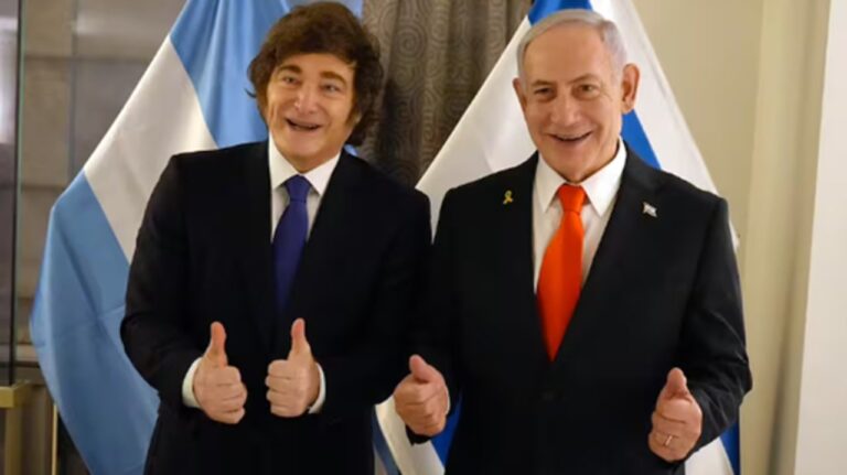 Javier Milei cerró su gira por EE.UU con una reunión con Benjamín Netanyahu