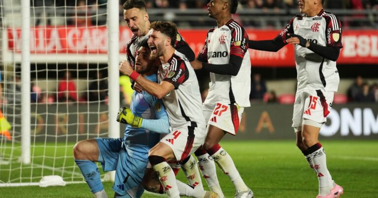 Estudiantes llegó a los penales pero se topó con Agustín Rossi: Flamengo es semifinalista y será rival de Racing en la Copa Libertadores