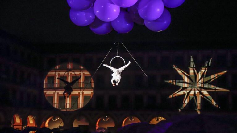 Acrobacias sobre La Corredera