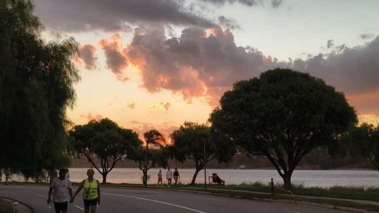 Tras el calor del día, rige alerta por tormentas en Carlos Paz