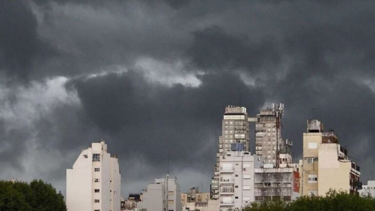 Alerta por tormentas con granizo para las sierras de Córdoba