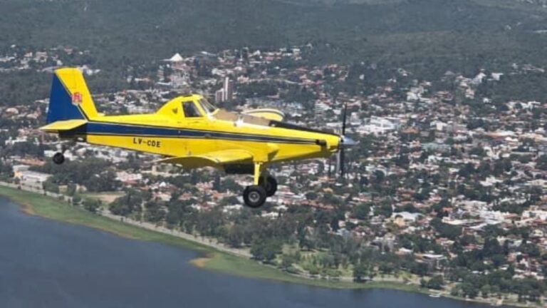 Operativo aéreo de prevención de incendios sobrevoló Carlos Paz y zonas serranas