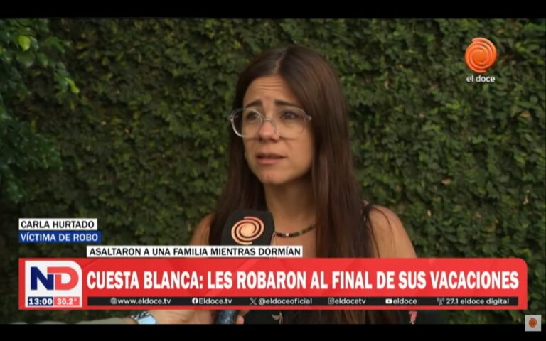 Cuesta Blanca: una familia fue desvalijada mientras dormía