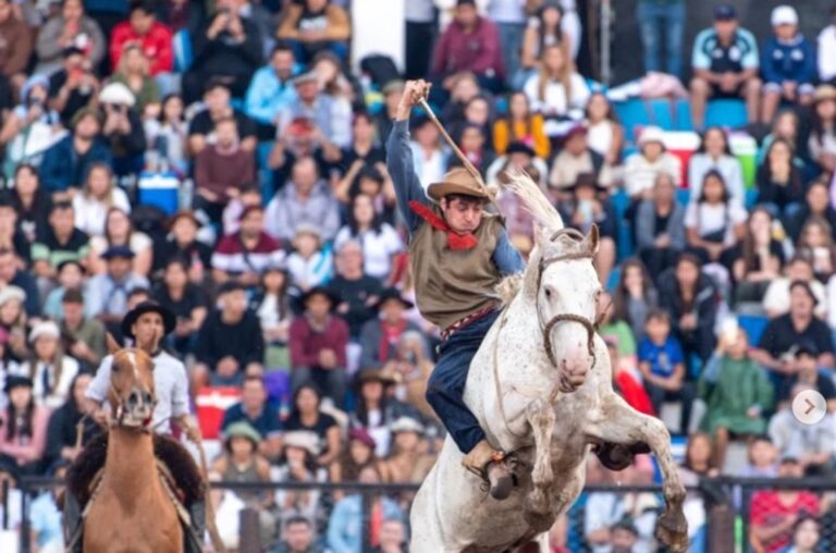 Comenzó el Mundial de la Jineteada en el 60.º Festival de Doma y Folklore: primeras ovaciones pese a la lluvia
