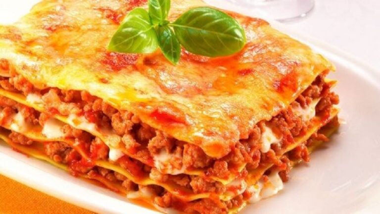 Receta clásica de lasaña: simple, rendidora y deliciosa