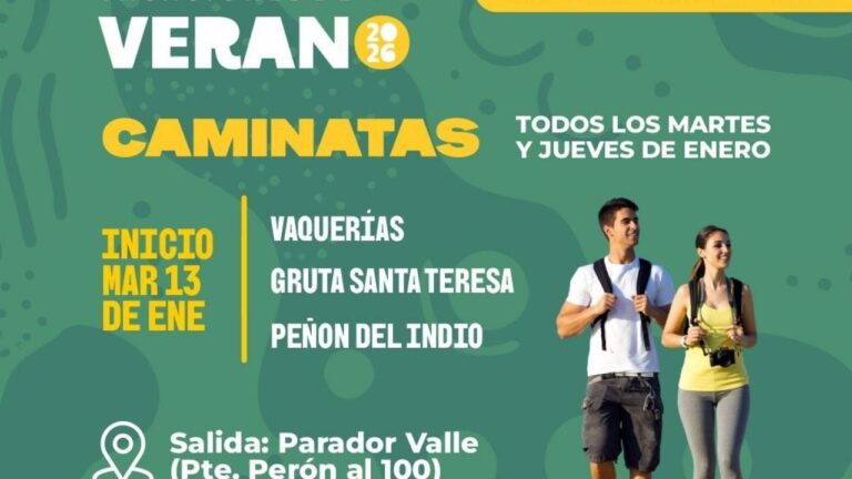 Valle Hermoso invita a recorrer la naturaleza con caminatas gratuitas