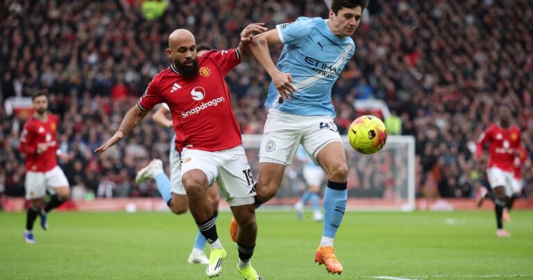 Con Lisandro Martínez de arranque, el City y el United ya juegan el clásico de Manchester
