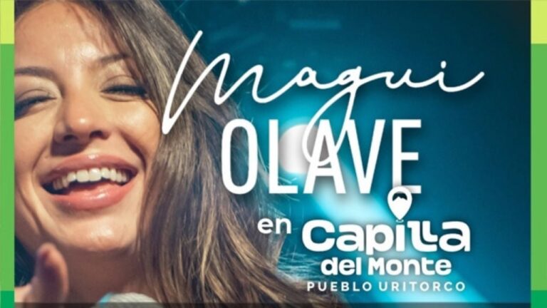 Magui Olave llega a Capilla del Monte con un espectáculo gratuito