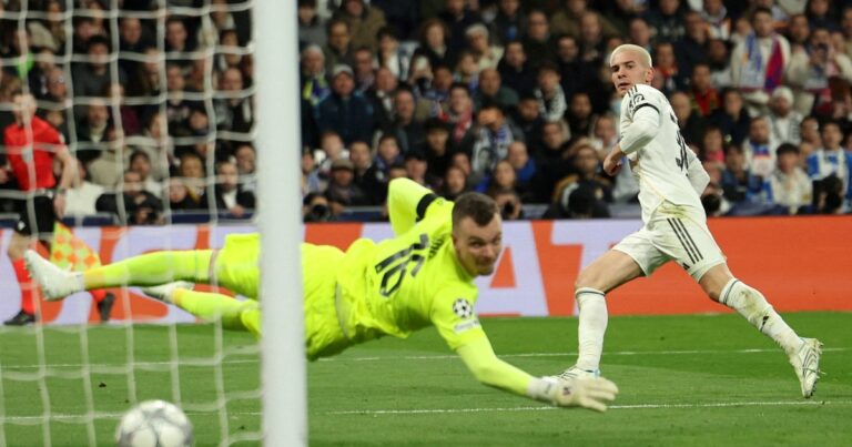 Mastantuono, tras su primer gol en Champions, cruzó a sus críticos: «Ni me creo que soy Messi, ni tampoco la peor compra del Real Madrid»