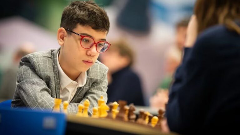 Ajedrez: Faustino Oro brilló de nuevo y lidera el torneo en Países Bajos