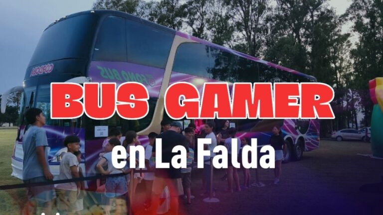 El Bus Gamer llega a La Falda con una propuesta gratuita