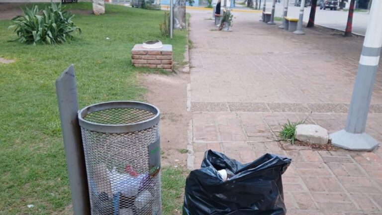Valle Hermoso realizó tareas de limpieza y mantenimiento vial