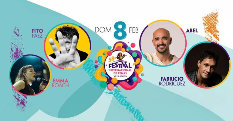 Festival de Villa María 2026: Abel Pintos y el regreso de Fito Páez tras casi dos décadas