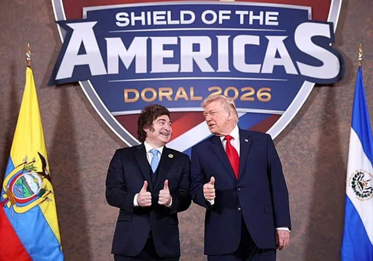 Javier Milei y Donald Trump anunciaron la creación del Escudo de las Américas