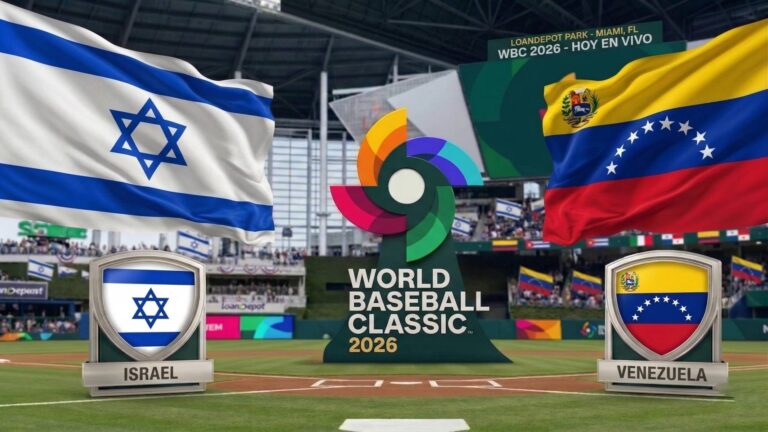 Venezuela vs. Israel: hora y cómo ver en vivo la transmisión del Clásico Mundial de Béisbol, hoy en Miami