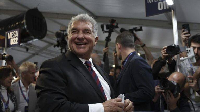Laporta apabulla a Font con más del doble de votos y presidirá el Barcelona hasta 2031