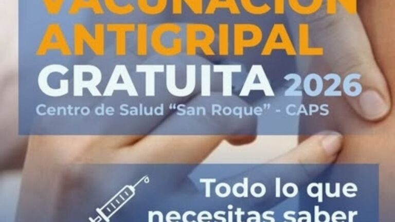 La Comuna de San Roque inició la Campaña de Vacunación Antigripal