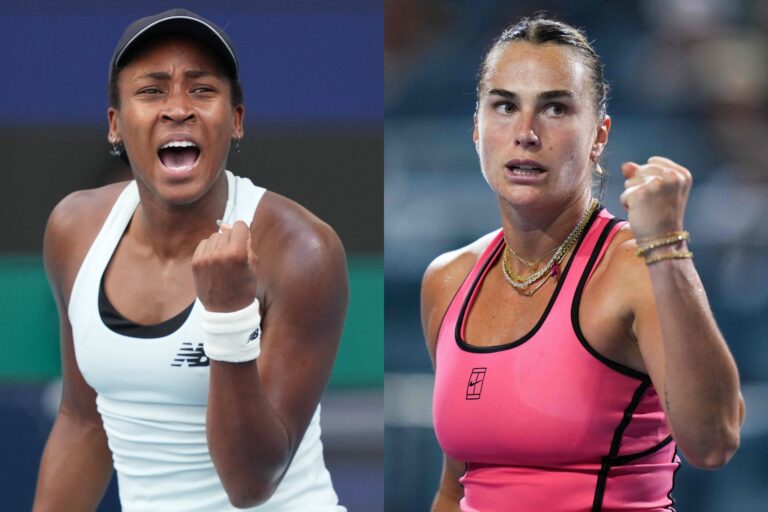 Sabalenka y Gauff definirán el título en Miami