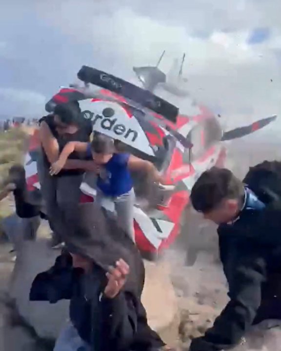 Vista del tramo Giulio Cesare en Mina Clavero, lugar del accidente durante el Rally Sudamericano.