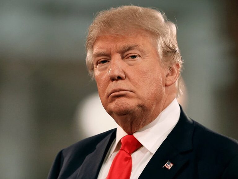 Donald Trump en un evento público.
