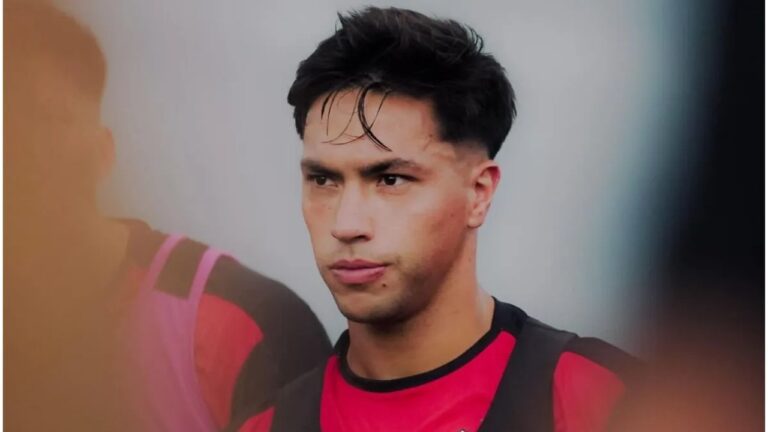 Ignacio Lago, ex jugador de Talleres de Córdoba, durante una entrevista televisiva.