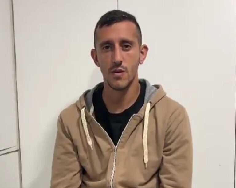 Emiliano Endrizzi, futbolista de Gimnasia y Esgrima de Jujuy