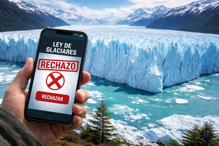 Sesión en la Cámara de Diputados de la Nación durante el tratamiento de la Ley de Glaciares