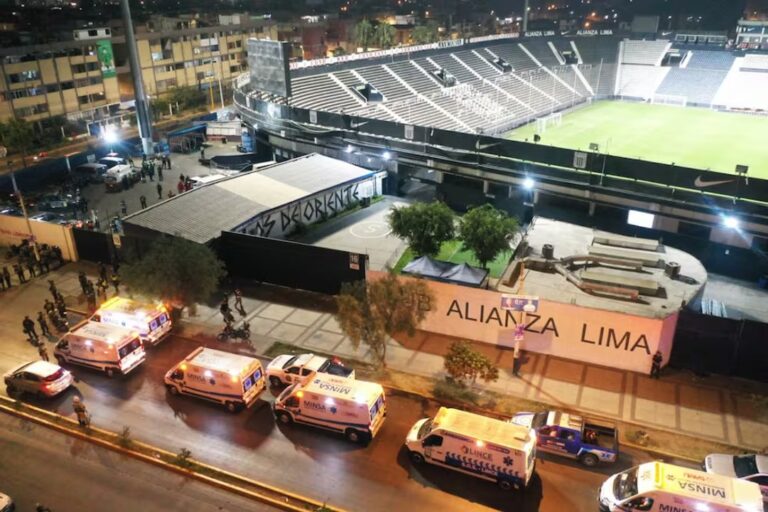 Imagen referencial del estadio Alejandro Villanueva (Matute) en Lima, Perú, donde ocurrió la estampida.
