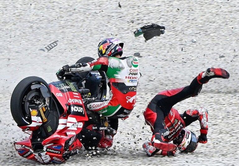 Álex Márquez en el circuito de Cataluña durante el GP de MotoGP