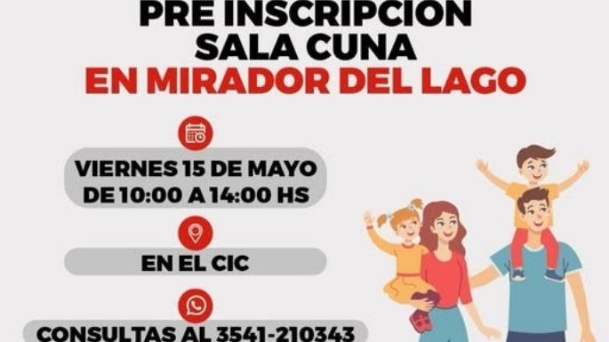 Niños y niñas en Sala Cuna de Bialet Massé