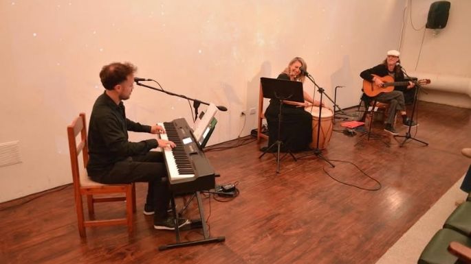 Presentación de Crossing Viaje Sonoro en la Sala Caraffa de La Cumbre