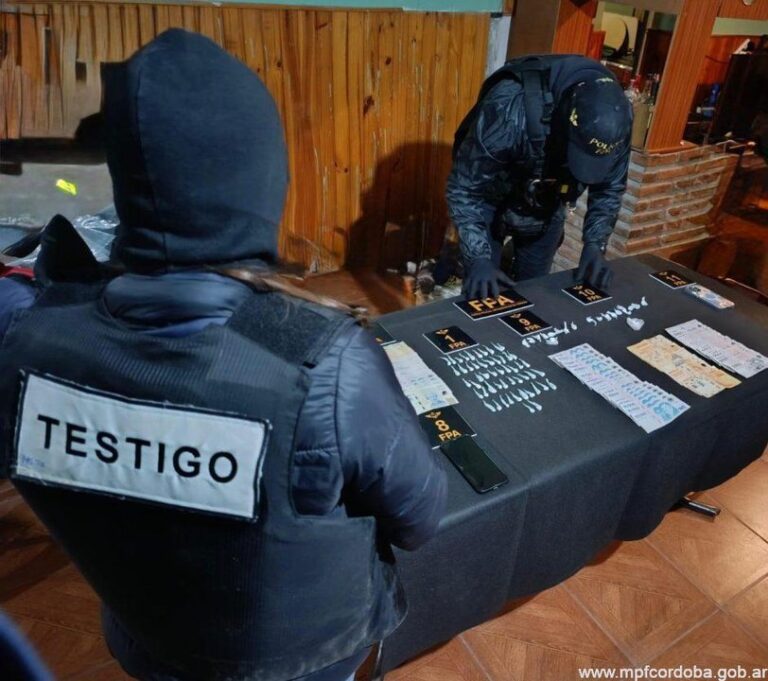 Operativo policial en Cruz Alta