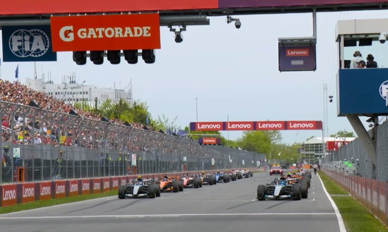 Franco Colapinto al volante del Alpine en la Sprint del Gran Premio de Canadá