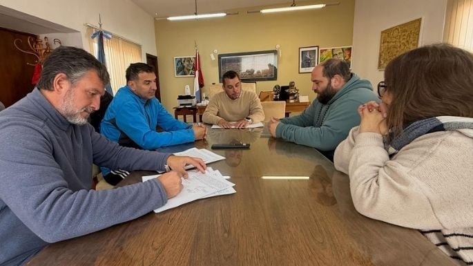 Firma de convenio deportivo en La Cumbre