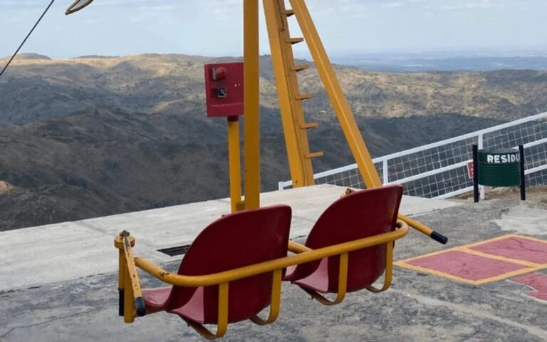 Vista de la ladera del Camino del Cuadrado donde se proyecta la aerosilla en La Falda