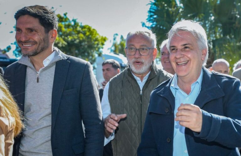 Martín Llaryora y Maximiliano Pullaro en la inauguración de TodoLáctea 2026 en San Francisco
