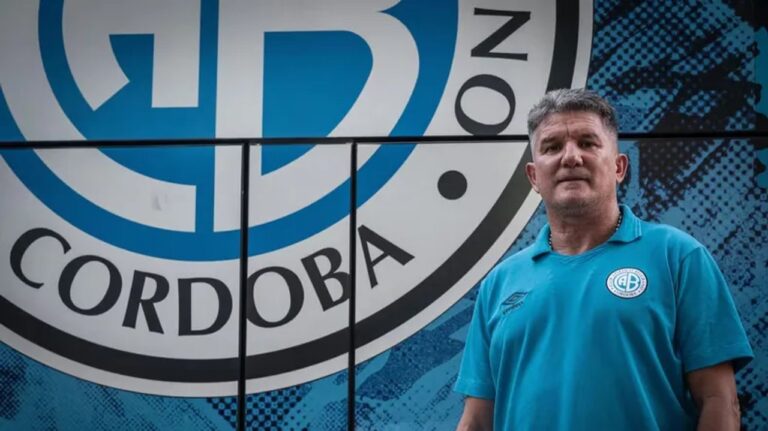 Luis Fabián Artime, presidente del Club Atlético Belgrano, durante un acto oficial