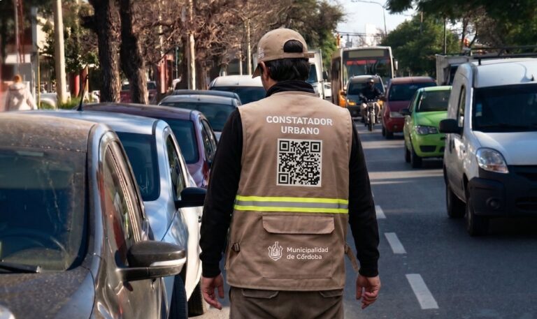Mapa del nuevo estacionamiento controlado en la ciudad de Córdoba