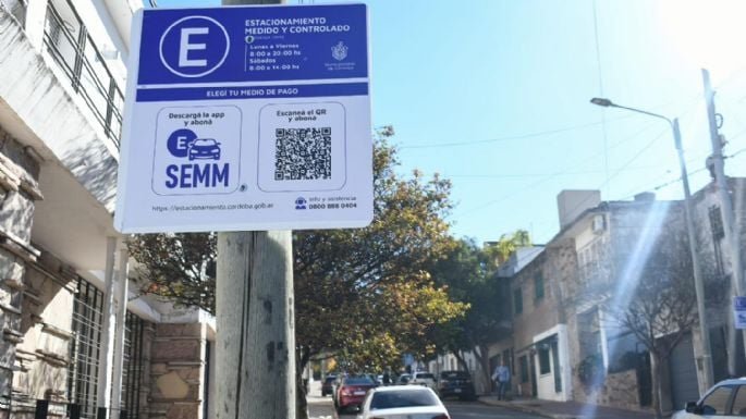 Estacionamiento medido en la ciudad de Córdoba
