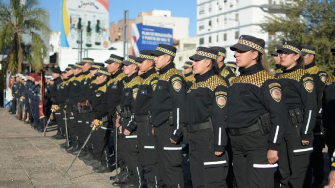 Acto del 18° aniversario de la Policía Caminera en la Jefatura de Córdoba