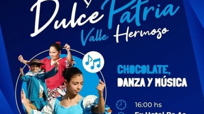 Presentación de danza folklórica del Ballet Lampatu Mayu en Valle Hermoso