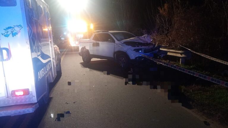 Ruta Nacional 38 en Córdoba, lugar del accidente